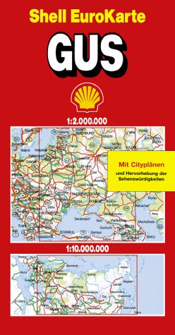 Shell EuroKarte, GUS: Mit Citypln. u. Hervorhebung d. Sehenswürdigkeiten Maps & Plans