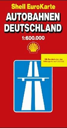 Deutschland Autobahnen 1 : 600 000. (Die Große Shell Autokarte). Mit Sonderkarten 1 : 300 000 Maps & Plans
