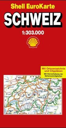 Schweiz 1 : 750 000. (Die Große Shell Autokarte). eurocart. Mit Notrufnummern und wichtigen Verkehrs- Tips Natural Sciences