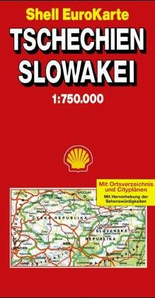 Tschechische Republik / Slowakische Republik 1 : 750 000. (Die Große Shell Autokarte). eurokarte Maps & Plans