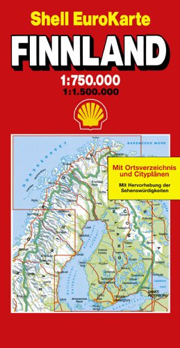 EuroKarte Finnland 1:750 000 Maps & Plans