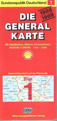 Bundesrepublik Deutschland - Die Generalkarte mit Stadtplänen, Bildern, Informationen; Maßstab 1:200000 Books