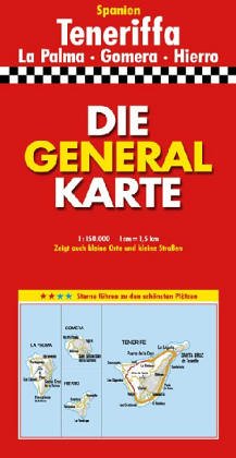 Generalkarte Teneriffa 1 : 150 000 Maps & Plans