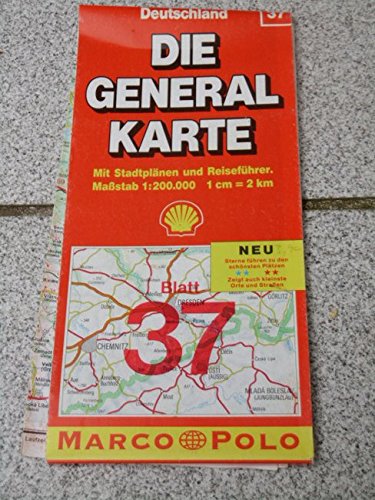 Deustschland Generalkarte Bl. 37. Chemnitz, Dresden, Görlitz, Erzgebirge (1:200.000) Books