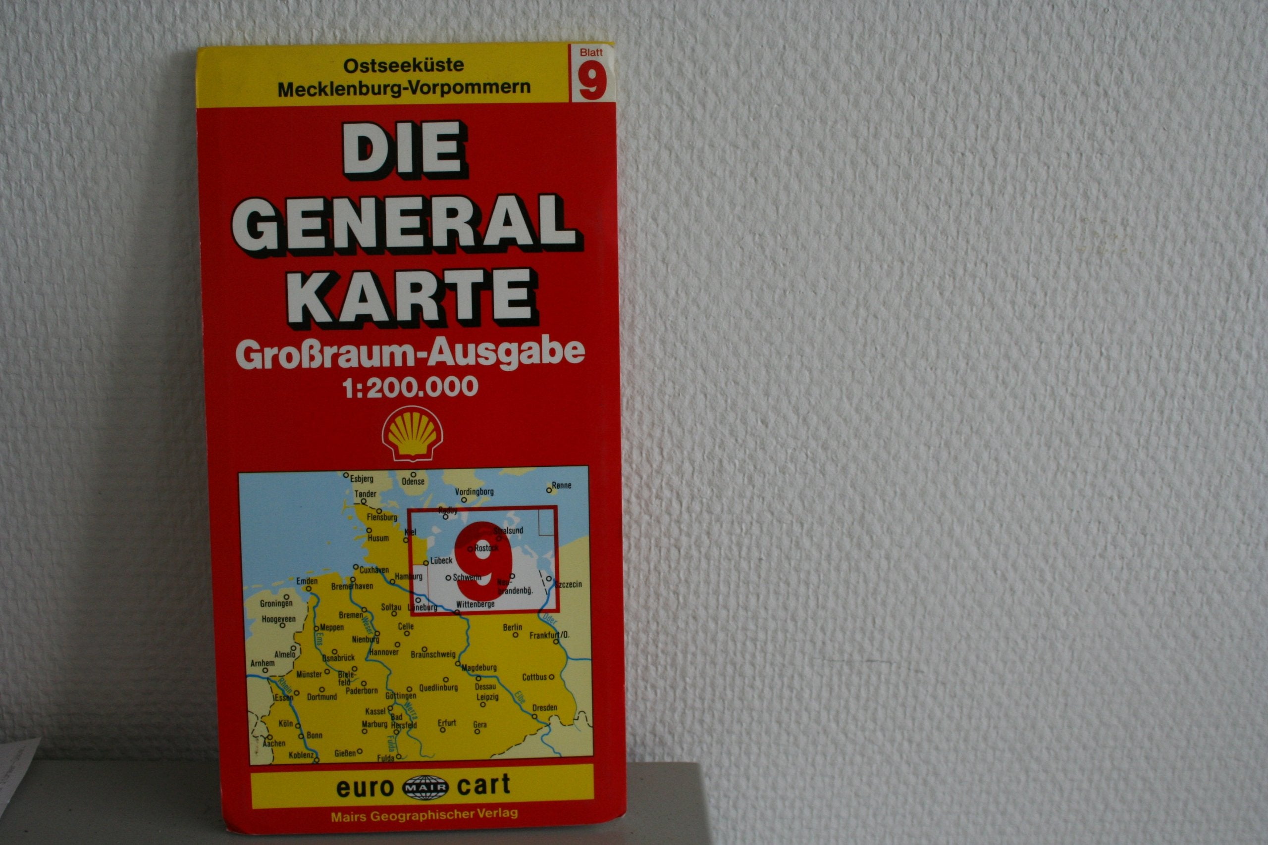 Die Generalkarten, Großraumausgabe, Bundesrepublik Deutschland, Bl.9, Mecklenburg-Vorpommern (Marco Polo Regional Maps: Germany) Leisure, Home & Garden