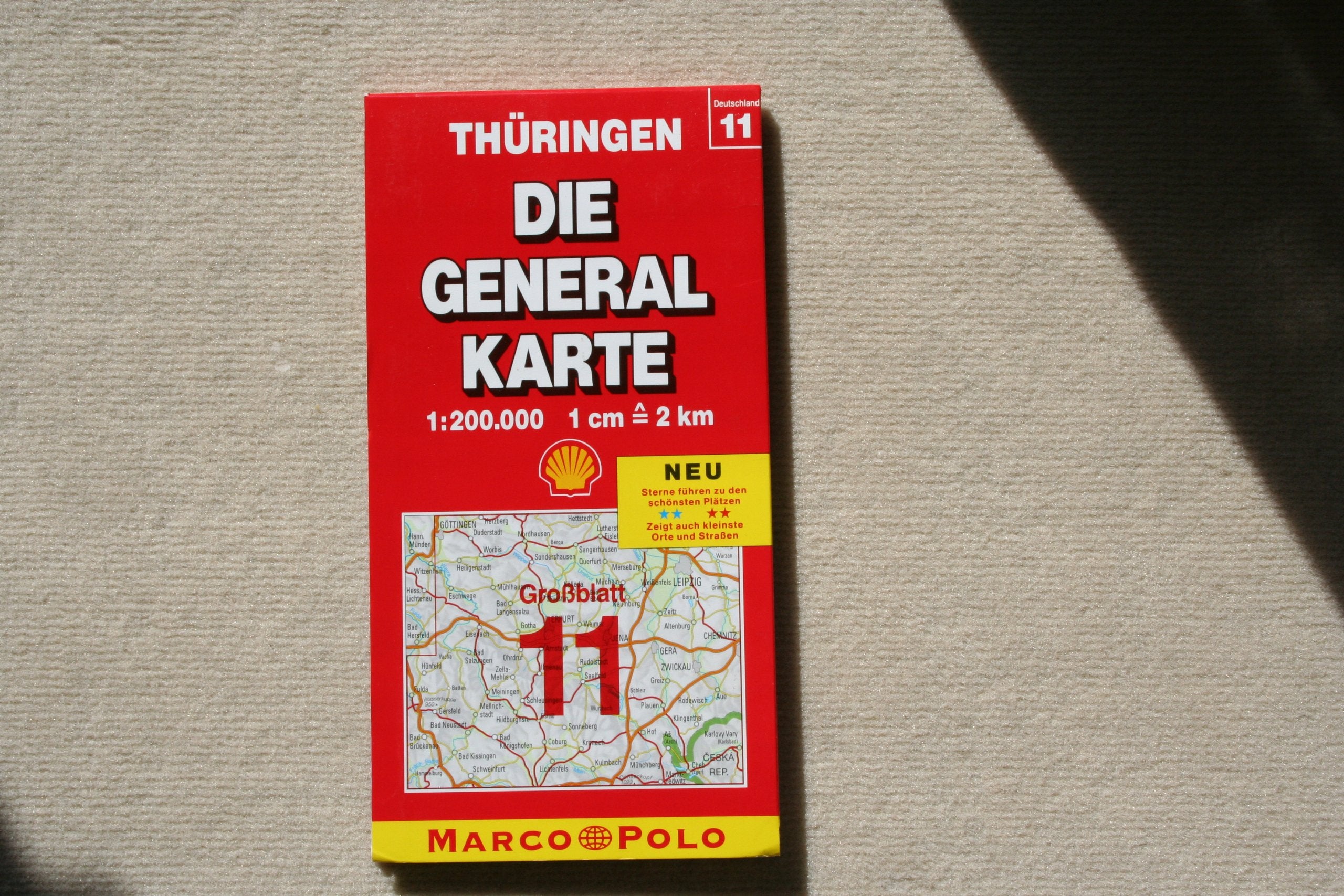 Die Generalkarten, Großraumausgabe, Bundesrepublik Deutschland, Bl.11, Thüringen (Marco Polo Regional Maps: Germany) Leisure, Home & Garden