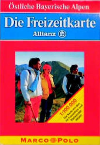 Die Freizeitkarte Allianz, Bl.37, Östliche Bayerische Alpen Maps & Plans