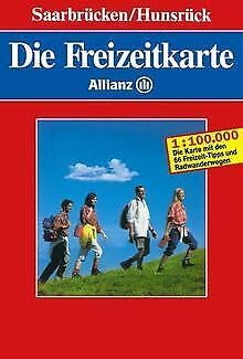 Die Freizeitkarte Allianz, Bl.22, Saarbrücken, Hunsrück Maps & Plans