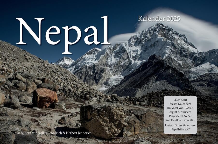Nepal Kalender 2026: Nepal-Kalender der nepalhilfe Aachen e.V. - Spendenkalender Books