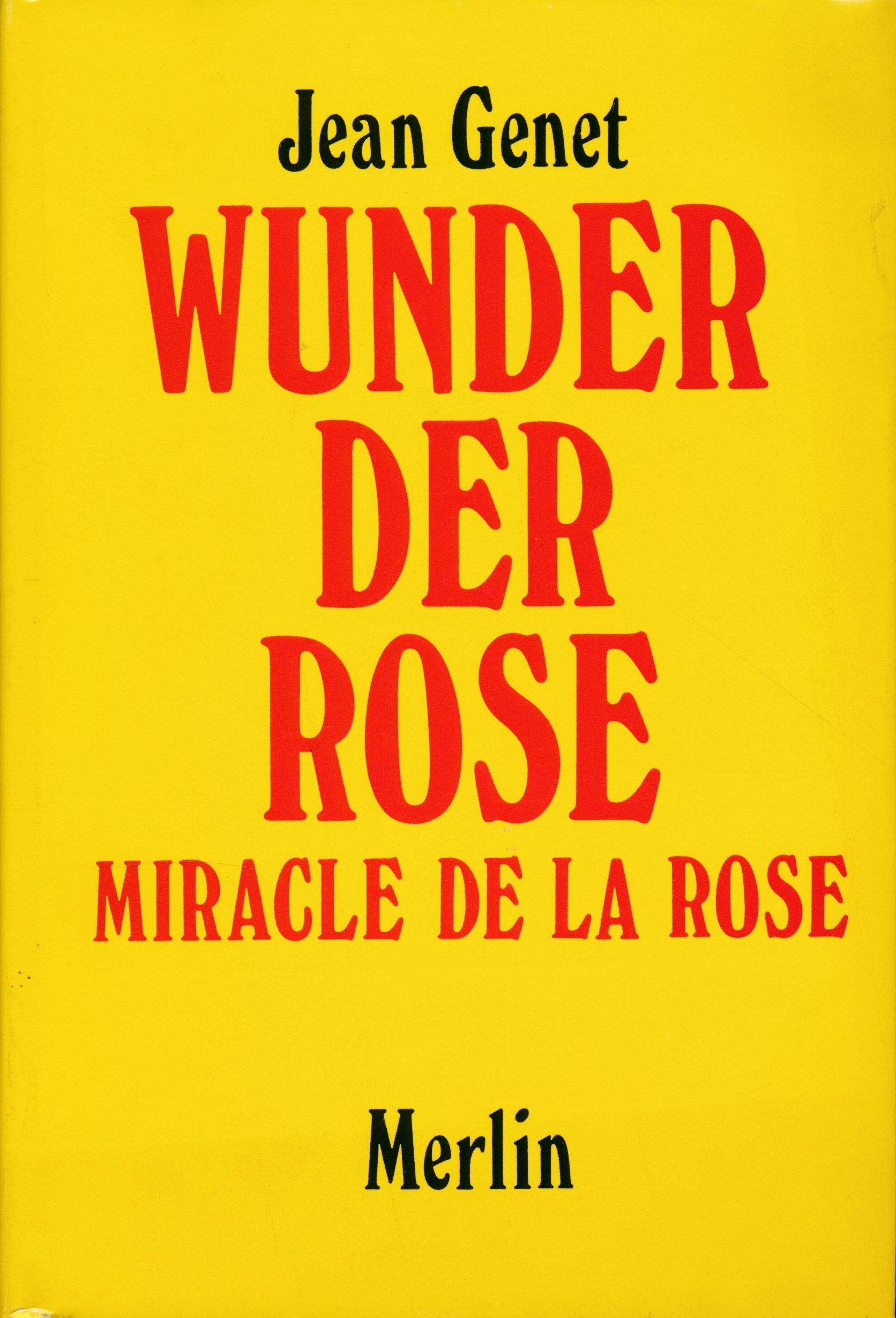 Miracle de la Rose /Wunder der Rose: Roman Contemporary literature