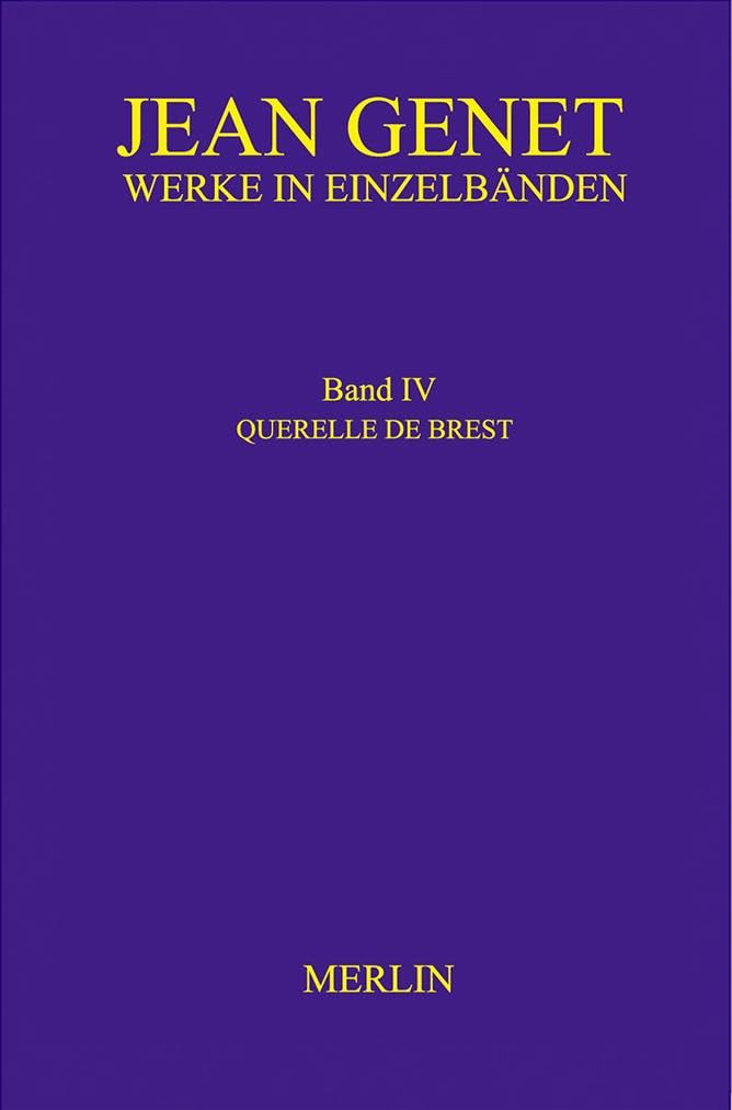 Werkausgabe / Werke in Einzelbänden - Querelle de Brest Contemporary literature