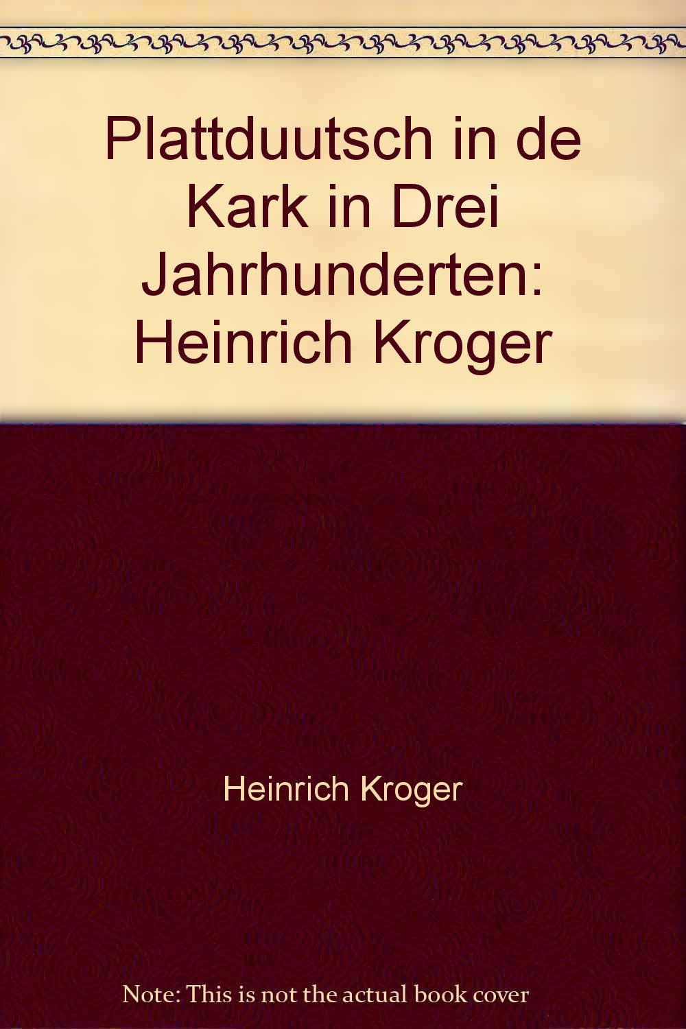 Plattdüütsch in de Kark: In drei Jahrhunderten / 20. Jahrhundert Books