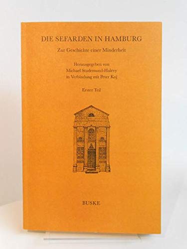 Die Sefarden in Hamburg, Band 1 General education