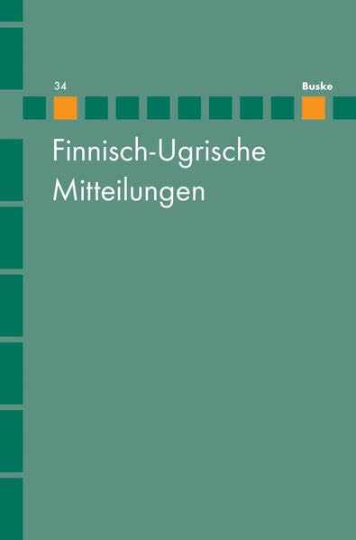 Finnisch-Ugrische Mitteilungen Band 34 Contemporary literature