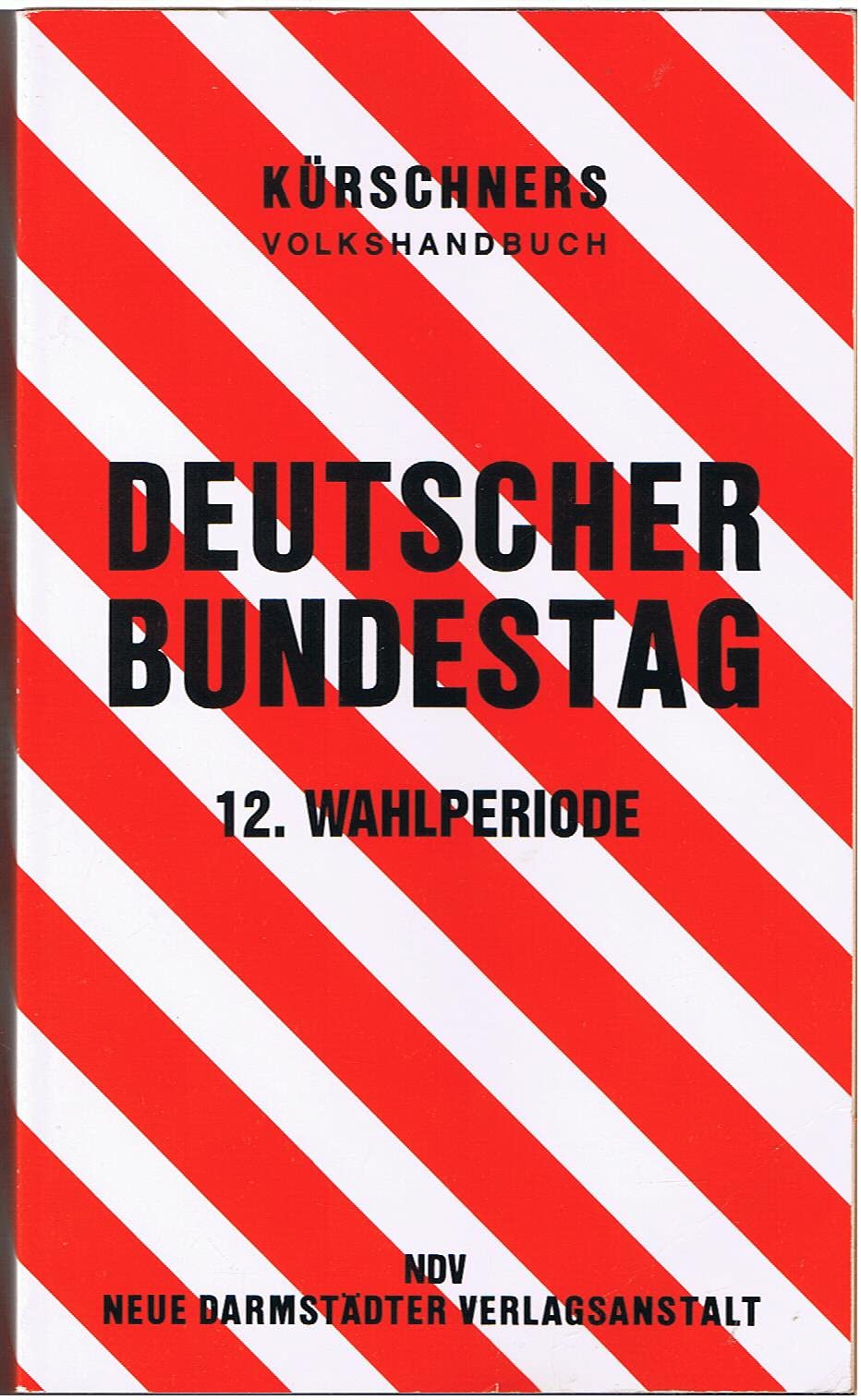 Product Image: Deutscher Bundestag. 12. Wahlperiode 1990.