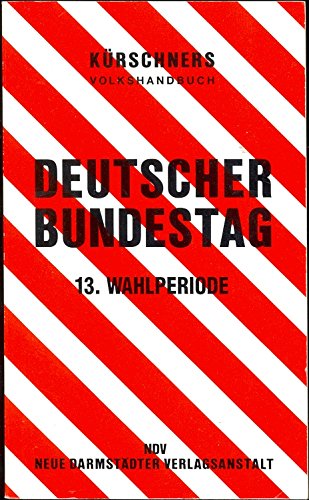 Deutscher Bundestag. 13. Wahlperiode 1994. Books