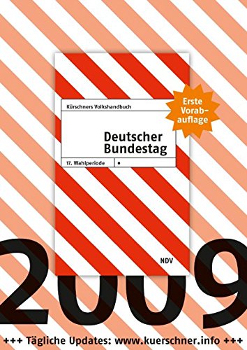 Sonderausgabe Kürschners Volkshandbuch Deutscher Bundestag 17. Wahlperiode Science