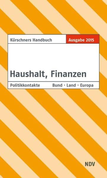 Kürschners Handbuch Haushalt, Finanzen Law