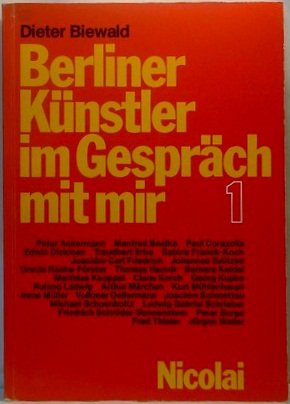 Berliner Künstler Im Gespräch Mit Mir 1 Books
