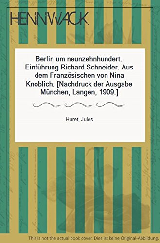 Product Image: Berlin um Neunzehnhundert
