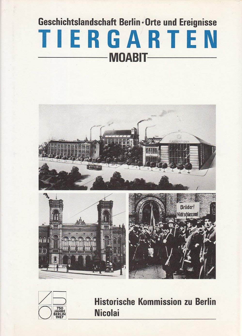 Geschichtslandschaft Berlin. Orte und Ereignisse. Tiergarten, Teil 2: Moabit Books