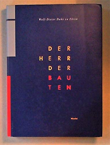 Herr der Bauten Wolf-Dieter Dube zu Ehren Books