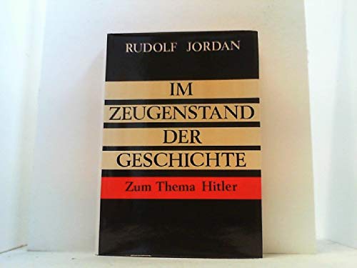 Im Zeugenstand der Geschichte: Antworten zum Thema Hitler book