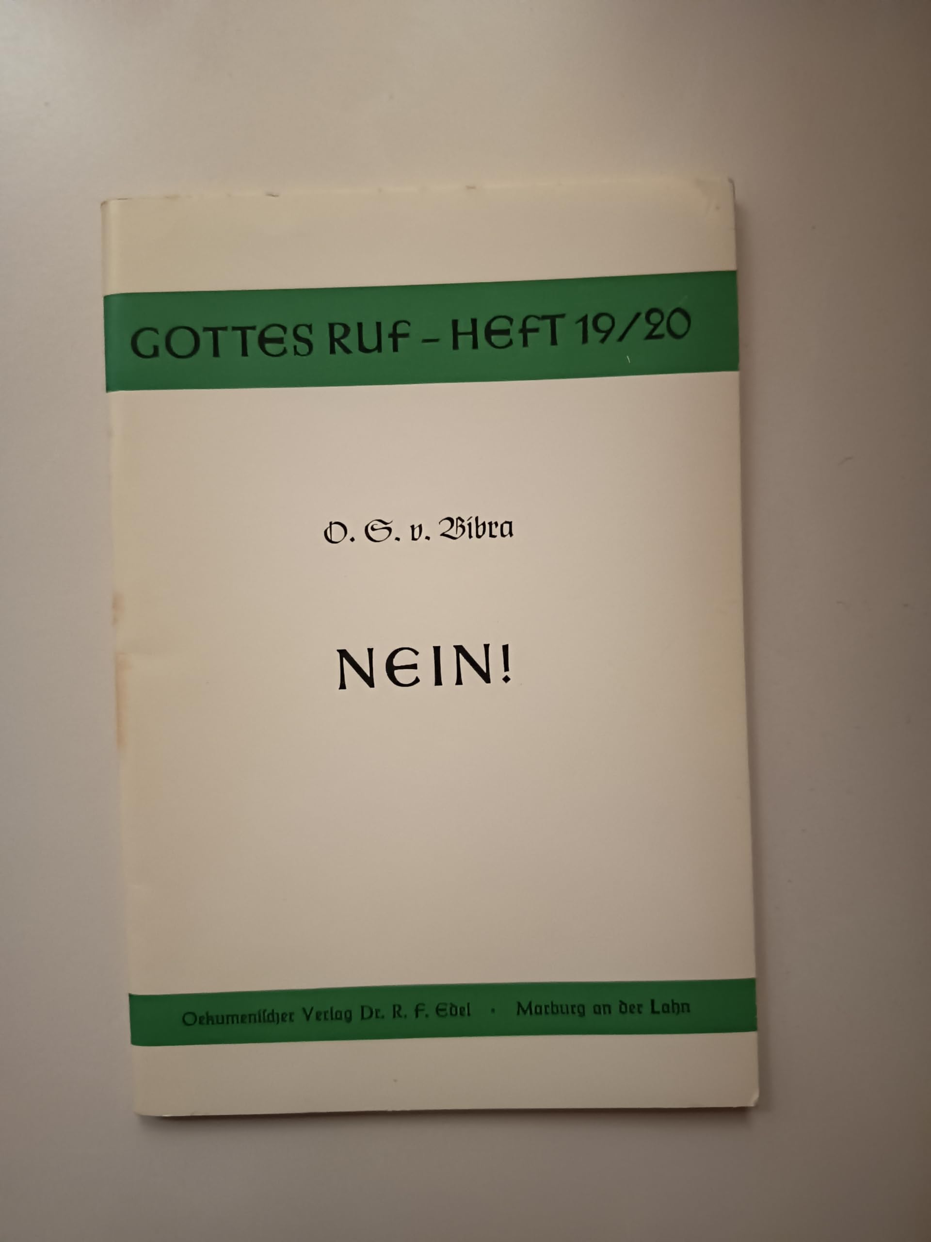 Product Image: Nein! - Antwort an die Existentialtheologie