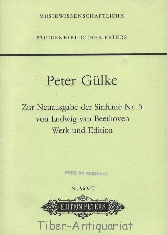Zur Neuausgabe der Sinfonie Nr. 5 von Ludwig van Beethoven. Werk und Edition Arts & Music