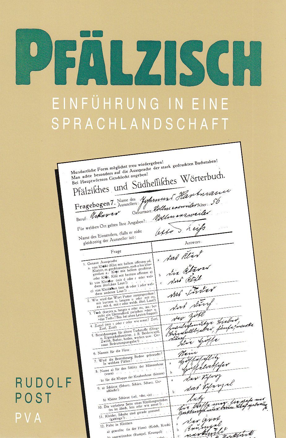 Product Image: Pfälzisch: Einführung in eine Sprachlandschaft