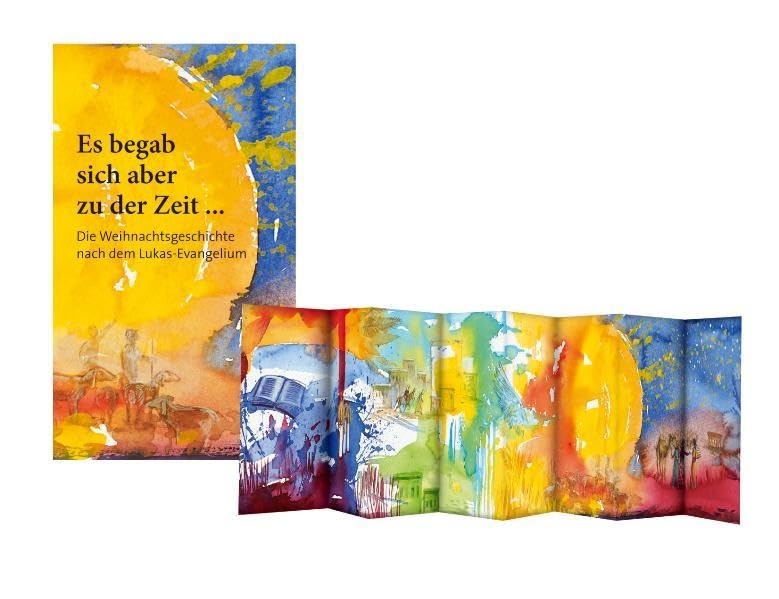 Es begab sich aber zu der Zeit: Die Weihnachtsgeschichte nach dem Lukasevangelium - Leporello Religion & Esotericism