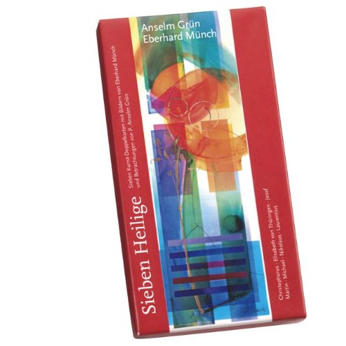 Sieben Heilige: DIN-Lang-Kunst-Doppelkarten im Schmuckkarton: Christophorus, Elisabeth von Thüringen, Josef, Martin, Michael, Nikolaus, Laurentius Film, Art & Culture