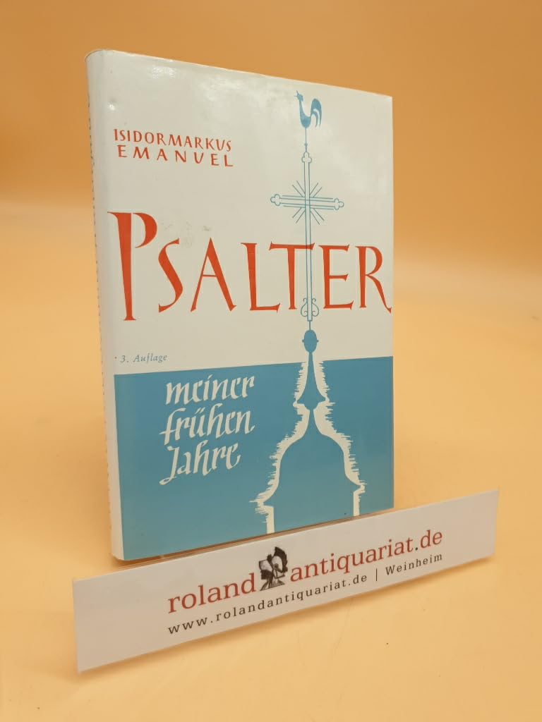 Psalter meiner frühen Jahre Contemporary literature
