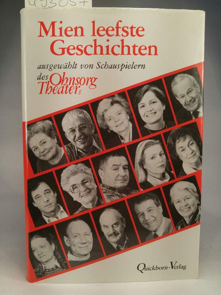 Mien leefste Geschichten: Ausgewählt von Schauspielern des Ohnsorg-Theaters Books