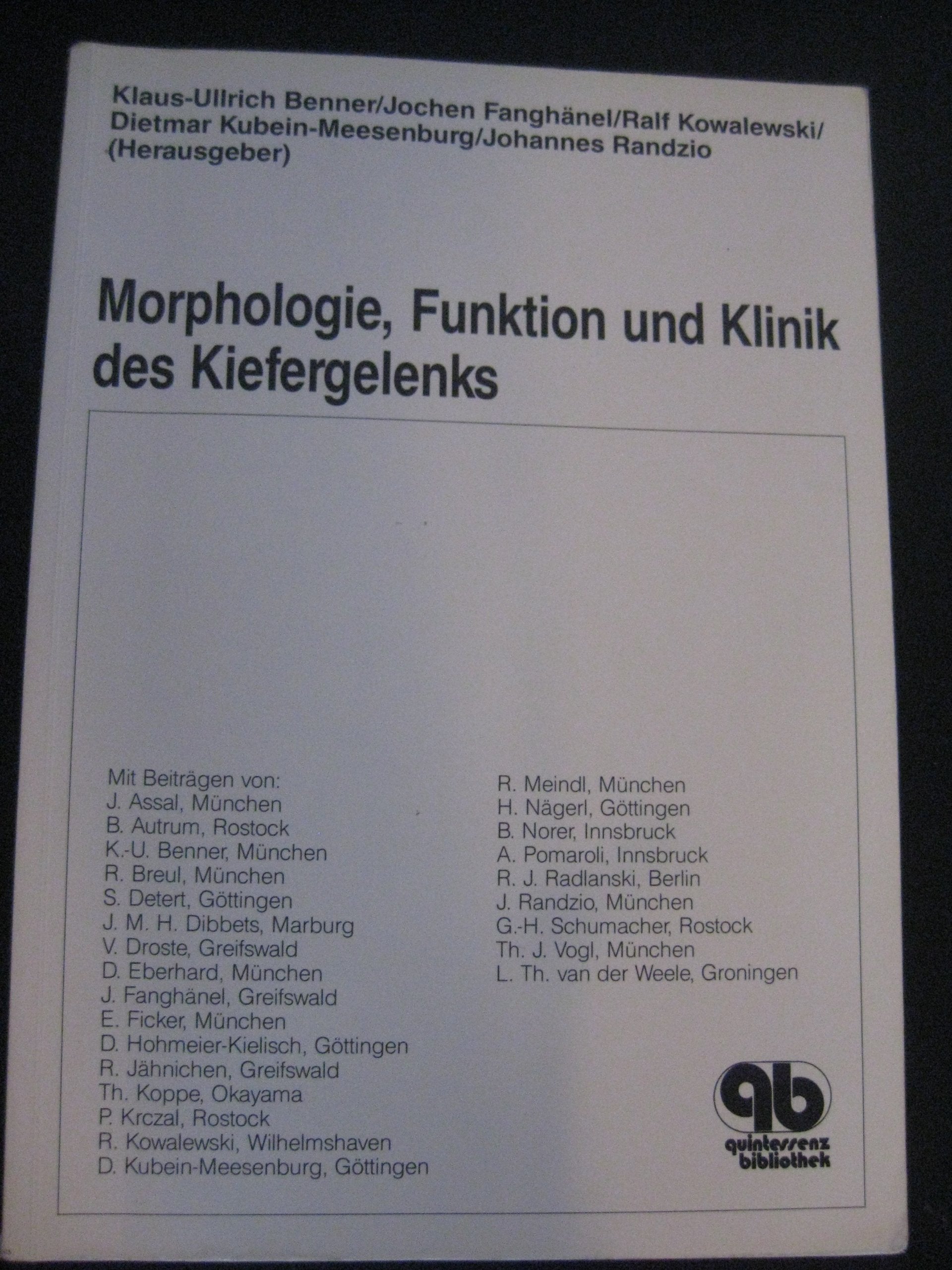Morphologie, Funktion und Klinik des Kiefergelenks Medicine