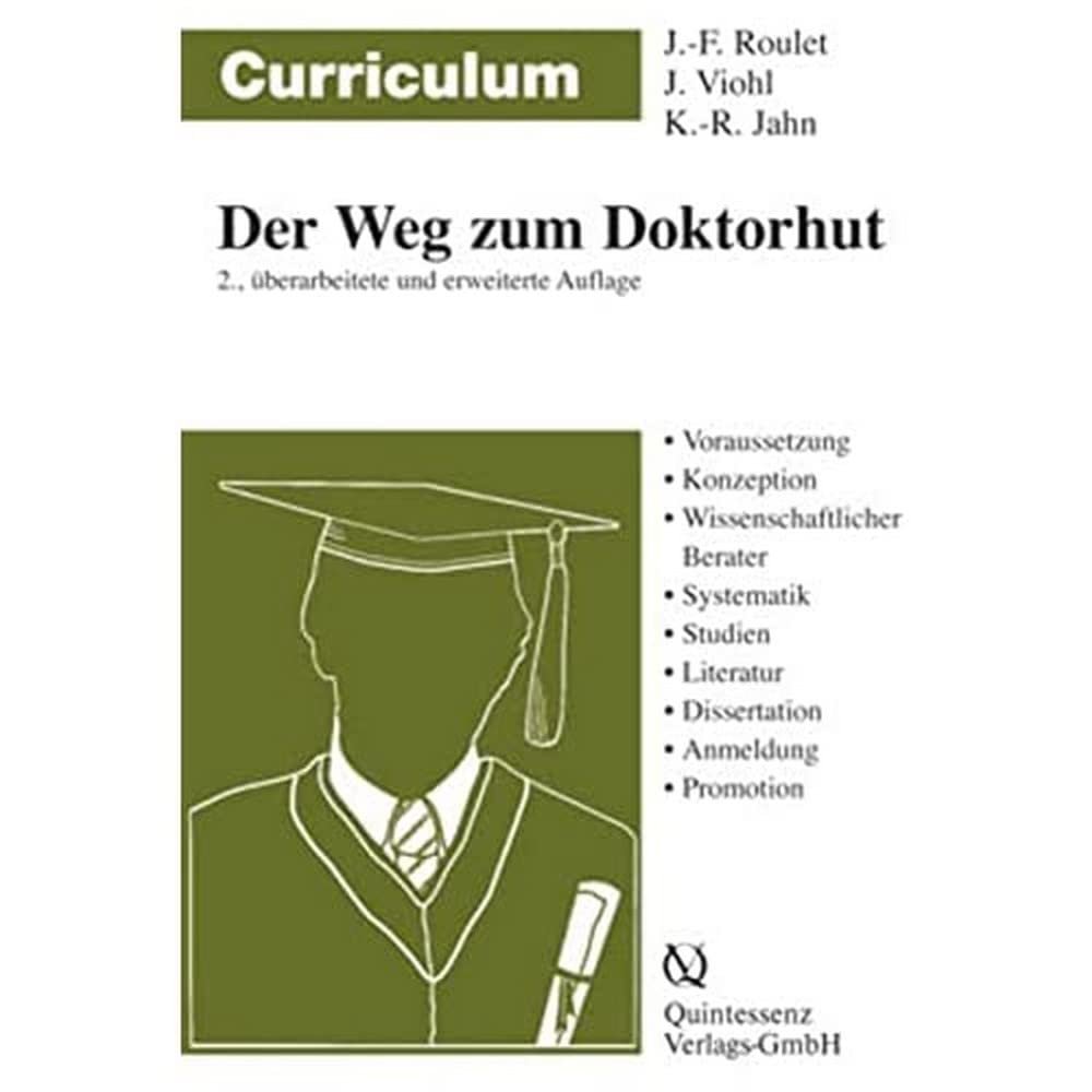 Curriculum Der Weg zum Doktorhut Medicine