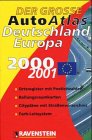 Der Grosse AutoAtlas Deutschland/Europa 2000/2001: Ortsregister mit Postleitzahlen, Ballungsraumkarten, Citypläne mit Strassenverzeichnis, Farb-Leitsystem Books