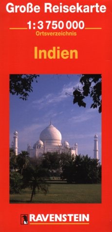 Indien: Europäische /Internationale Reisekarten. 1:3750000 (Ravenstein International Maps S.) Maps & Plans
