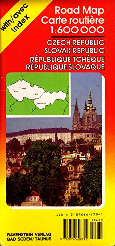 Tschechische Republik und Slowakische Republik: 1:600000 (Ravenstein International Maps S.) Learning & Reference