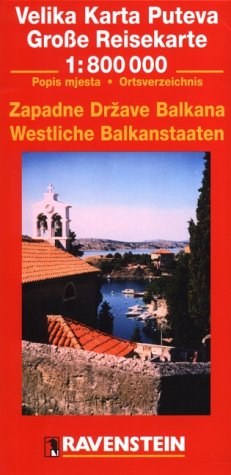 Westliche Balkanstaaten: 1:750000 Maps & Plans