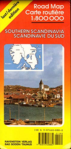 Southern Scandinavia: International Road Map/With Separate Index (Ravenstein International Maps S.) Learning & Reference