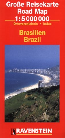 Brasilien Grosse Reisekarte: 1:6 Mill. (Ravenstein Maps) Maps & Plans