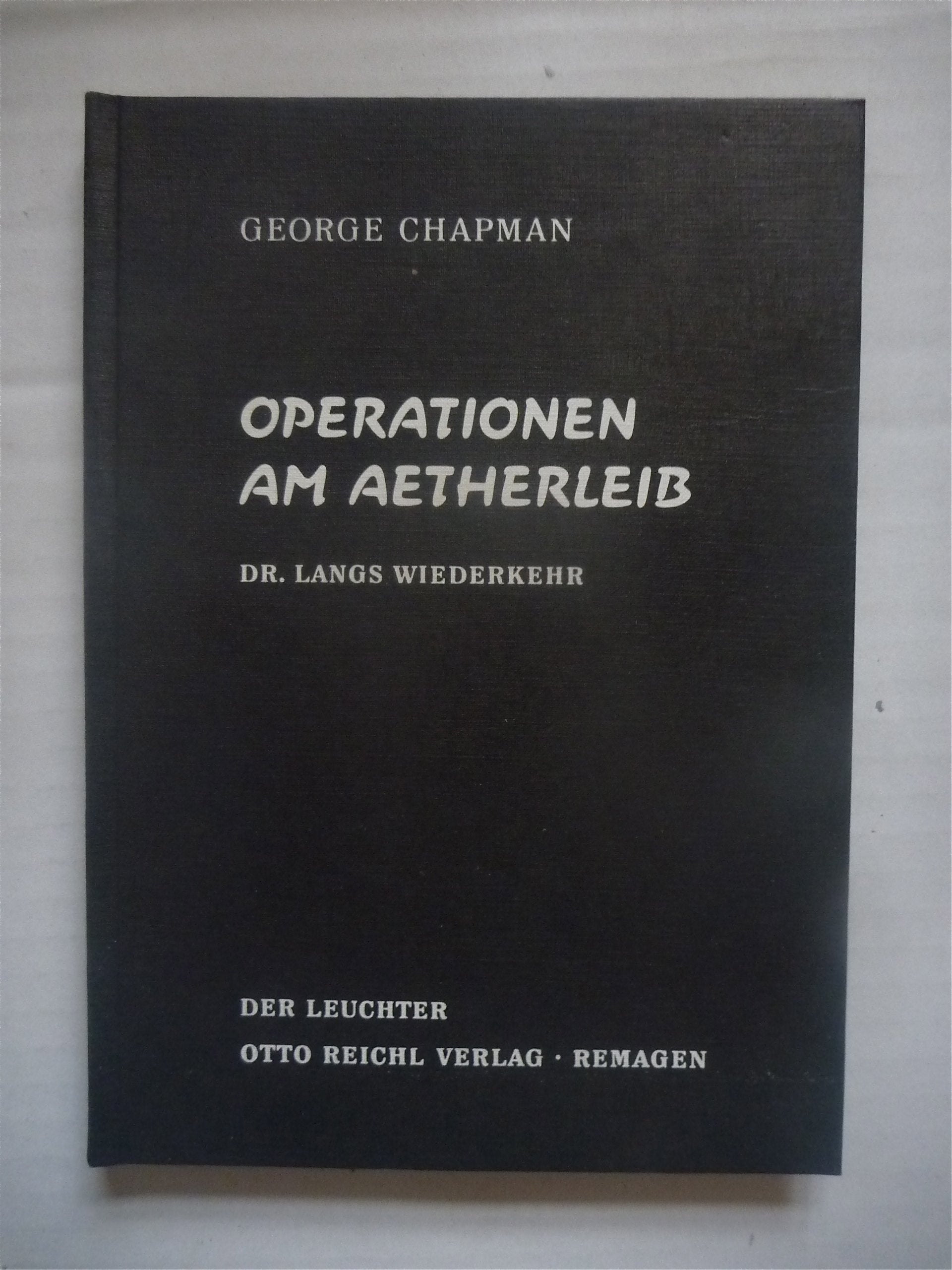 Operationen im Ätherleib Medicine