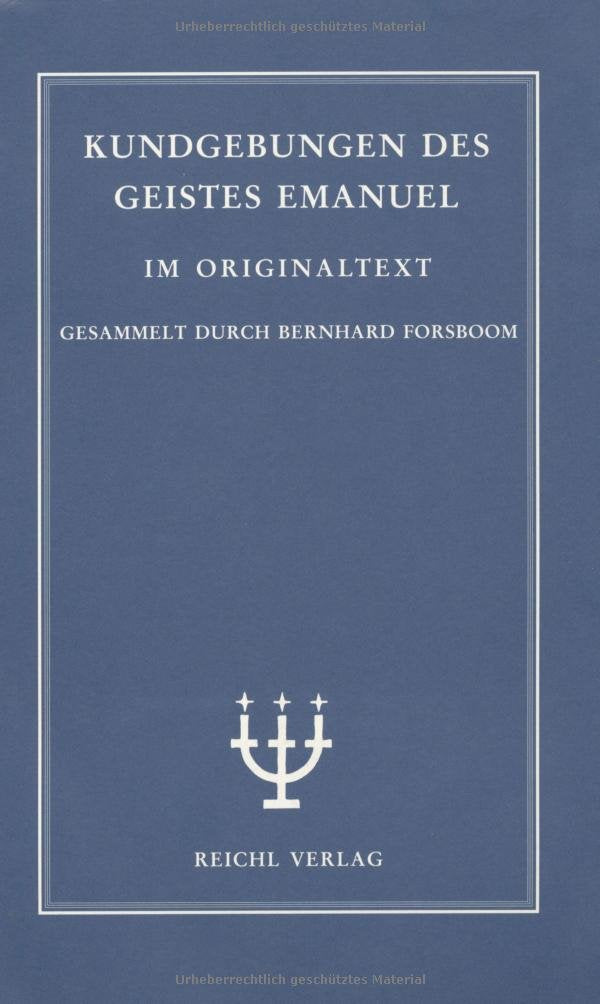 Kundgebungen des Geistes Emanuel im Originaltext Religion & Esotericism