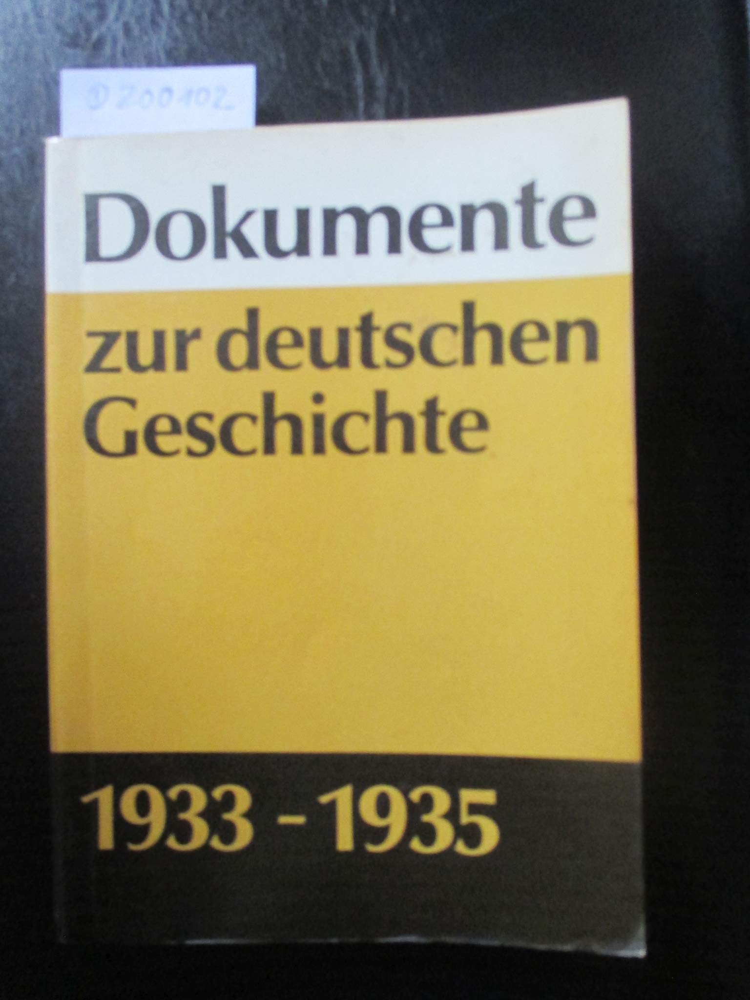 Dokumente zur deutschen Geschichte 1933-1935. Books