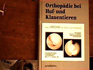 Orthopädie bei Huf- und Klauentieren Medicine