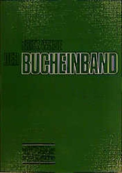 Der Bucheinband: Eine Arbeitskunde mit Werkzeichnungen Study Guides