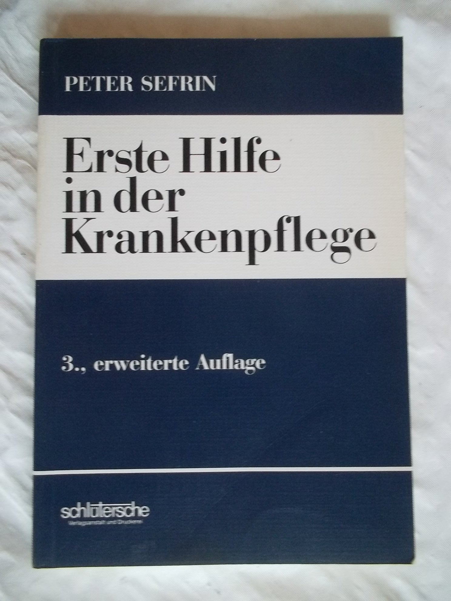 Erste Hilfe in der Krankenpflege Books