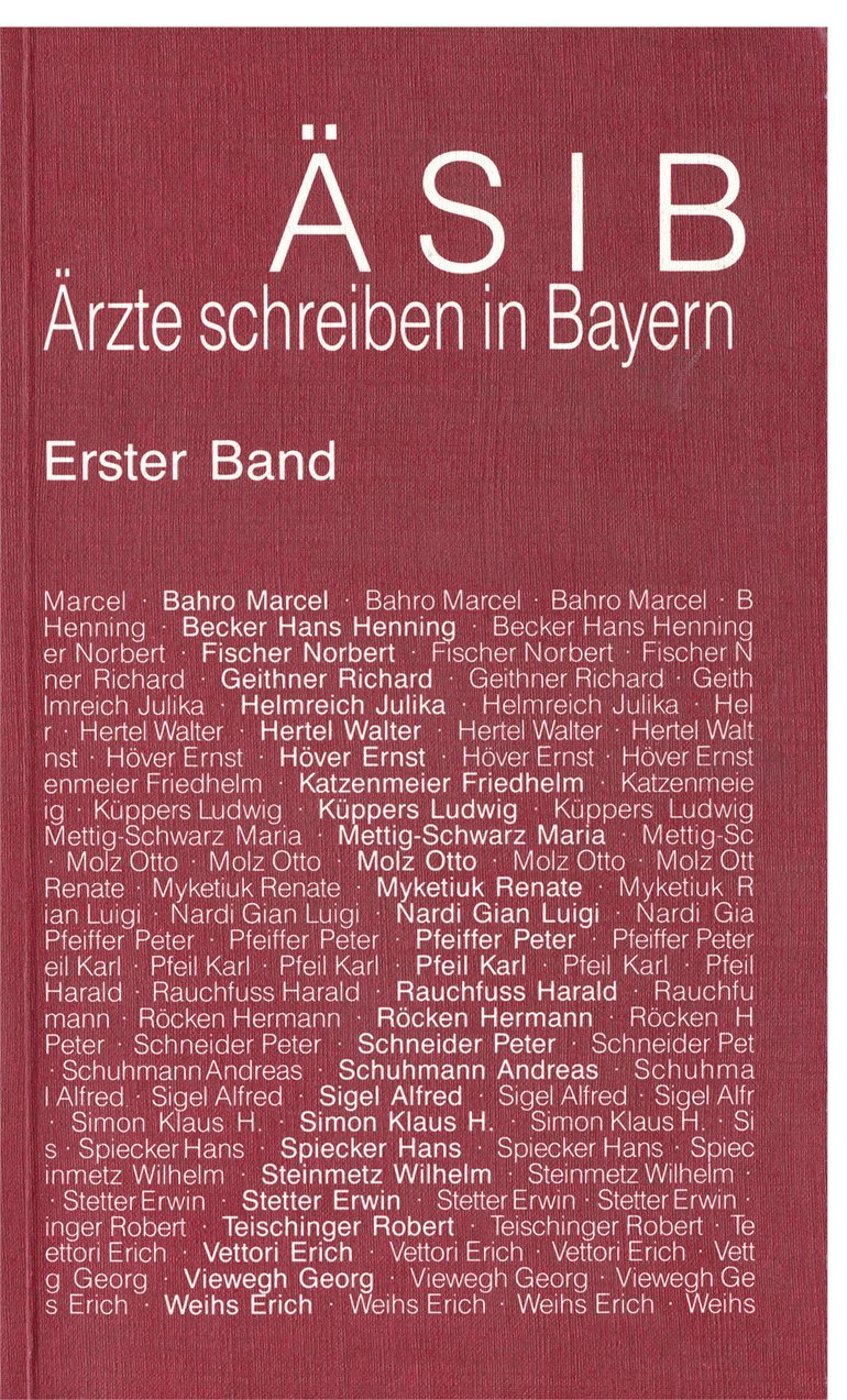 ÄSIB I: Ärzte schreiben in Bayern Poetry