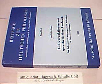 Lehrerreaktionen und sprecherischer Ausdruck: Zur Relevanz von suprasegmentalen Merkmalen in Unterrichtsprozessen Books